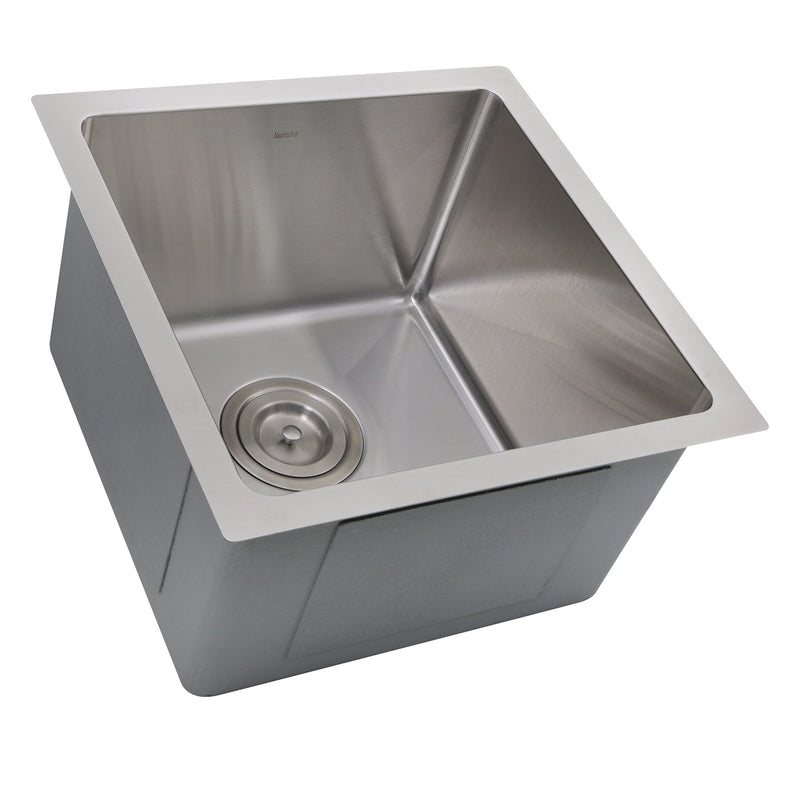 Nantucket Sinks SR1515 - 15 Inch Pro Series Square Undermount Small Radius Stainless Steel Bar/Prep Sink - view 2