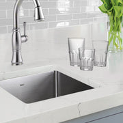 Nantucket Sinks SR1515 - 15 Inch Pro Series Square Undermount Small Radius Stainless Steel Bar/Prep Sink - view 4