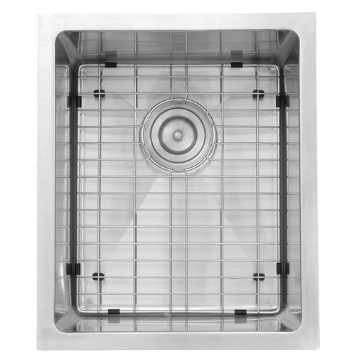 Nantucket Sinks SR1815 - 15 Inch Pro Series Rectangle Undermount Small Radius Stainless Steel Bar/Prep Sink - view 2