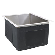 Nantucket Sinks SR1815 - 15 Inch Pro Series Rectangle Undermount Small Radius Stainless Steel Bar/Prep Sink - view 4