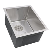 Nantucket Sinks SR1815 - 15 Inch Pro Series Rectangle Undermount Small Radius Stainless Steel Bar/Prep Sink - view 5