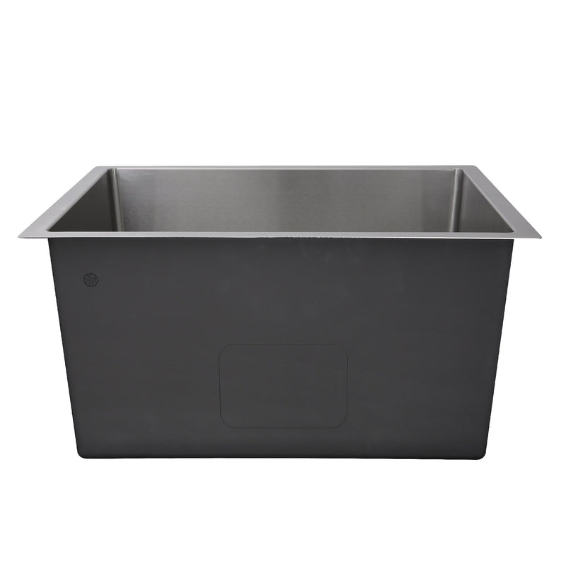 Nantucket Sinks Pro Series 23 inch Undermount Small Radius Corners Stainless Steel Utility/Laundry Sink SR2318-12-16 - view 4