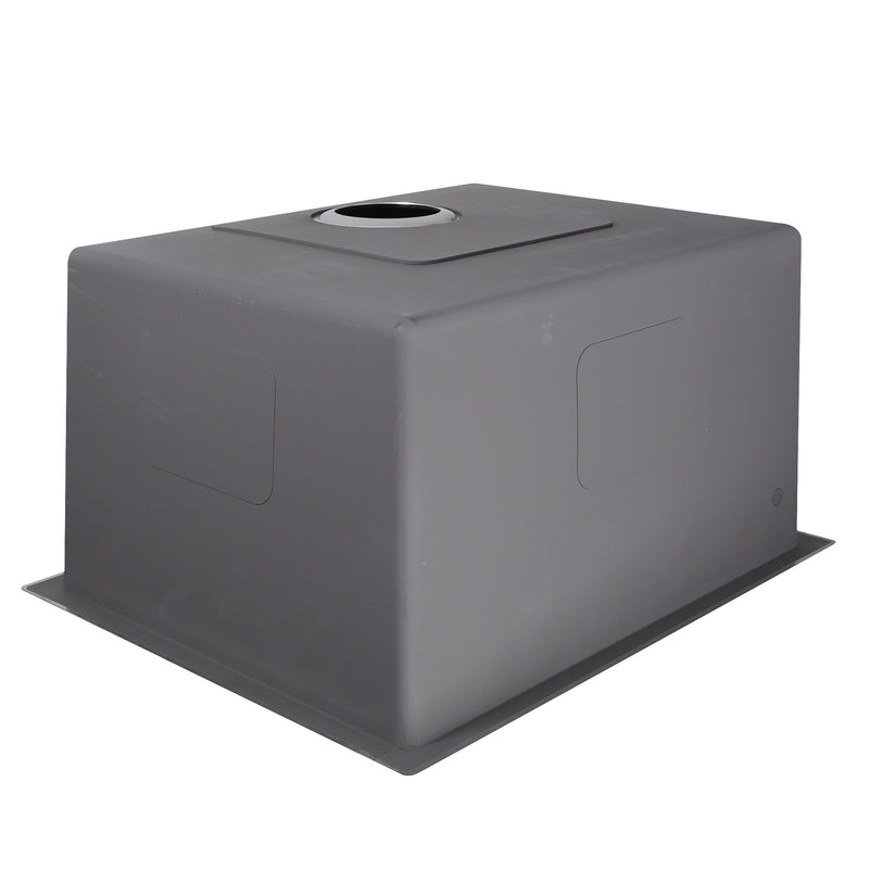 Nantucket Sinks Pro Series 23 inch Undermount Small Radius Corners Stainless Steel Utility/Laundry Sink SR2318-12-16 - view 5