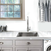 Nantucket Sinks Pro Series 23 inch Undermount Small Radius Corners Stainless Steel Utility/Laundry Sink SR2318-12-16 - view 6