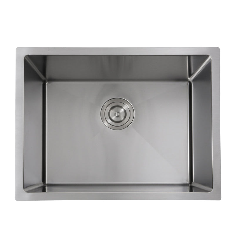 Nantucket Sinks Pro Series 23 inch Undermount Small Radius Corners Stainless Steel Utility/Laundry Sink SR2318-12-16