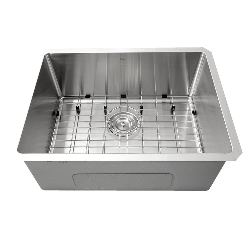 Nantucket Sinks SR2318 - Pro Series Rectangle Single Bowl Undermount Small Radius Corners Stainless Steel Kitchen Sink SR2318-16 - view 2