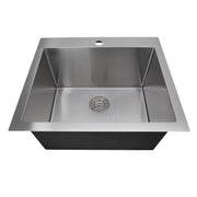 Nantucket Sinks 25" Pro Series Rectangle Topmount Small Radius Corners Stainless Steel Laundry Sink SR2522-12-16 - view 3