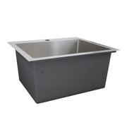 Nantucket Sinks 25" Pro Series Rectangle Topmount Small Radius Corners Stainless Steel Laundry Sink SR2522-12-16 - view 4