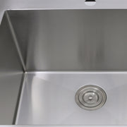 Nantucket Sinks 25" Pro Series Rectangle Topmount Small Radius Corners Stainless Steel Laundry Sink SR2522-12-16 - view 6