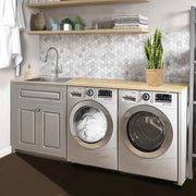 Nantucket Sinks 25" Pro Series Rectangle Topmount Small Radius Corners Stainless Steel Laundry Sink SR2522-12-16 - view 7
