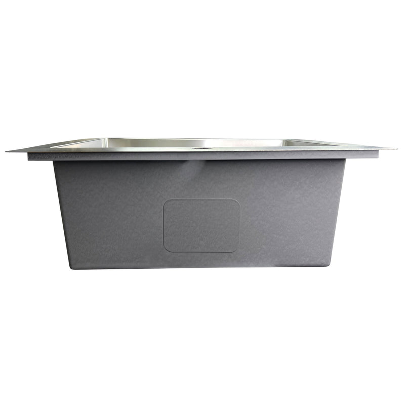 Nantucket Sinks SR2522-16 Pro Series Small Radius Topmount Single Hole Stainless Steel Drop In Kitchen Sink , 16 Gauge - view 5