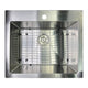 Nantucket Sinks SR2522-16 Pro Series Small Radius Topmount Single Hole Stainless Steel Drop In Kitchen Sink , 16 Gauge