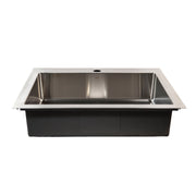 Nantucket Sinks SR2522-5.5-16 Pro Series Small Radius Topmount Single Hole Stainless Steel ADA Kitchen Sink - view 5