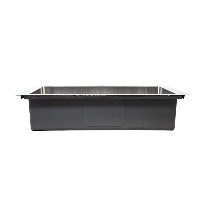 Nantucket Sinks SR2522-5.5-16 Pro Series Small Radius Topmount Single Hole Stainless Steel ADA Kitchen Sink - view 6