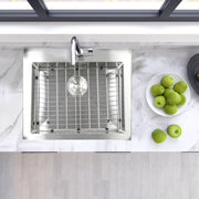 Nantucket Sinks SR2522-5.5-16 Pro Series Small Radius Topmount Single Hole Stainless Steel ADA Kitchen Sink - view 7