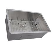 Nantucket Sinks SR2818 - Pro Series Rectangle Single Bowl Undermount Small Radius Corners Stainless Steel Kitchen Sink, 16 Gauge SR2818-16 - view 2