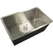 Nantucket Sinks SR3018-12-16 - Pro Series Single Bowl Undermount Stainless Laundry /Kitchen Sink - view 2