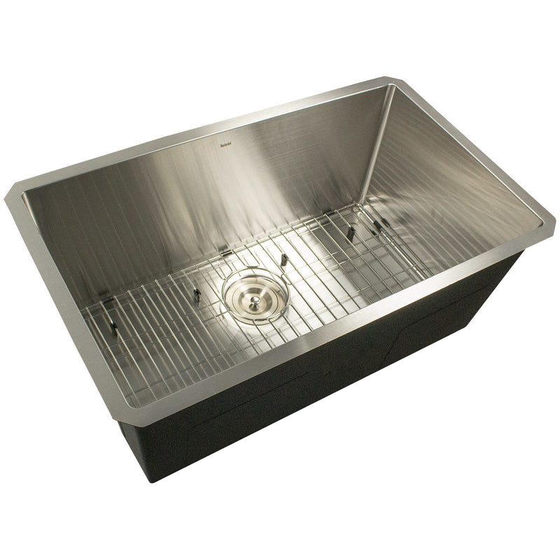 Nantucket Sinks SR3018-12-16 - Pro Series Single Bowl Undermount Stainless Laundry /Kitchen Sink - view 2