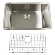 Nantucket Sinks SR3018-12-16 - Pro Series Single Bowl Undermount Stainless Laundry /Kitchen Sink - view 4