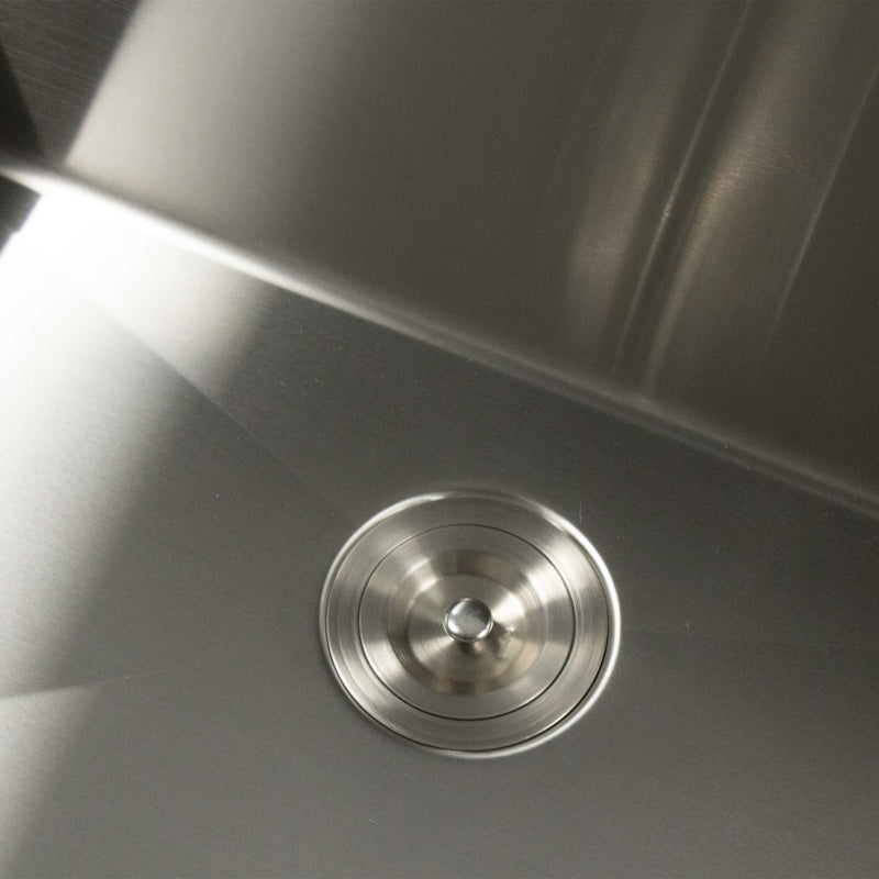 Nantucket Sinks SR3018-12-16 - Pro Series Single Bowl Undermount Stainless Laundry /Kitchen Sink - view 6