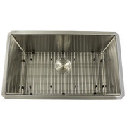 Nantucket Sinks SR3018-12-16 - Pro Series Single Bowl Undermount Stainless Laundry /Kitchen Sink