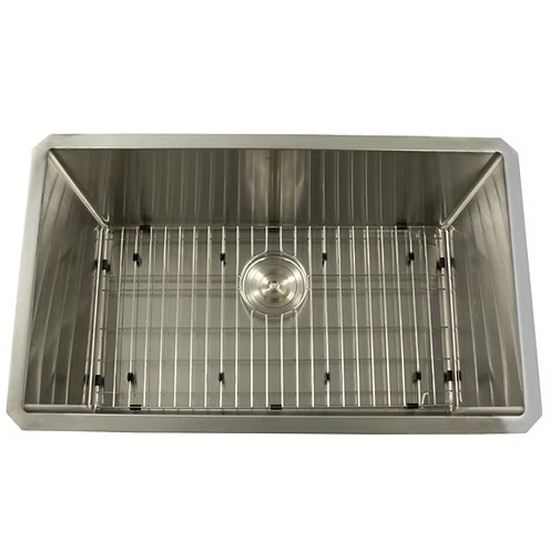 Nantucket Sinks SR3018-12-16 - Pro Series Single Bowl Undermount Stainless Laundry /Kitchen Sink