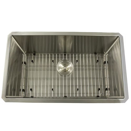 Nantucket Sinks SR3018-12-16 - Pro Series Single Bowl Undermount Stainless Laundry /Kitchen Sink