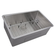 Nantucket Sinks SR3018 - Pro Series Rectangle Single Bowl Undermount Small Radius Corners Stainless Steel Kitchen Sink, 16 Gauge - view 2