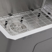 Nantucket Sinks SR3018 - Pro Series Rectangle Single Bowl Undermount Small Radius Corners Stainless Steel Kitchen Sink, 16 Gauge - view 3