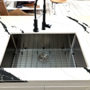 Nantucket Sinks SR3018 - Pro Series Rectangle Single Bowl Undermount Small Radius Corners Stainless Steel Kitchen Sink, 16 Gauge - view 7