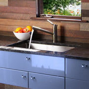 Nantucket Sinks SR3218-16 - 32 Inch Pro Series Large Rectangle Single Bowl Undermount Small Radius Corners Stainless Steel Kitchen Sink - view 4