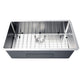 Nantucket Sinks SR3218-16 - 32 Inch Pro Series Large Rectangle Single Bowl Undermount Small Radius Corners Stainless Steel Kitchen Sink
