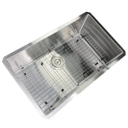Nantucket Sinks SR3219-16 - 32 Inch Pro Series Large Rectangle Single Bowl Undermount Small Radius Stainless Steel Kitchen Sink - view 3