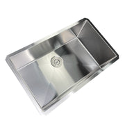 Nantucket Sinks SR3219-16 - 32 Inch Pro Series Large Rectangle Single Bowl Undermount Small Radius Stainless Steel Kitchen Sink - view 4
