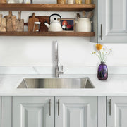 Nantucket Sinks SR3219-16 - 32 Inch Pro Series Large Rectangle Single Bowl Undermount Small Radius Stainless Steel Kitchen Sink - view 6