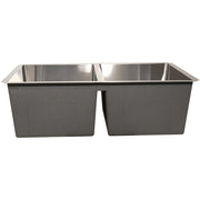 Nantucket Sinks SR3219-DE-16 Double Equal Small Radius Undermount Stainless Sink - view 4
