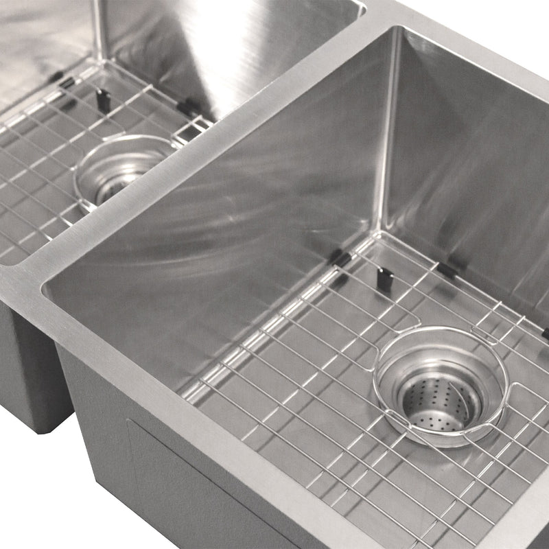 Nantucket Sinks SR3219-DE-16 Double Equal Small Radius Undermount Stainless Sink - view 5