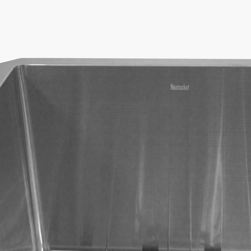Nantucket Sinks SR3219-DE-16 Double Equal Small Radius Undermount Stainless Sink - view 6