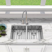Nantucket Sinks SR3219-DE-16 Double Equal Small Radius Undermount Stainless Sink - view 7