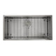Nantucket Sinks SR3618-16 - 36 Inch Pro Series Oversized Large Rectangle Single Bowl Undermount Small Radius Corners Stainless Steel Kitchen Sink.