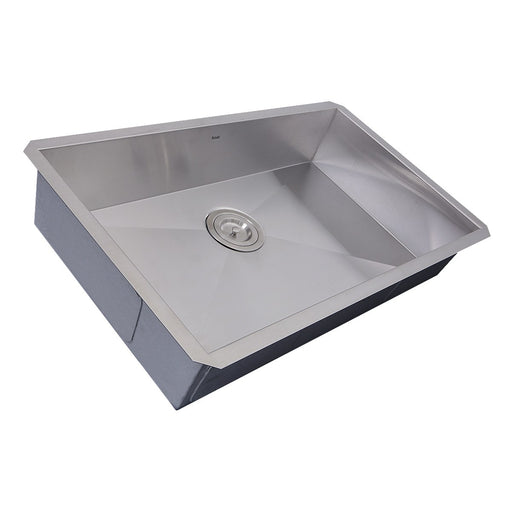 Nantucket Sinks 30-inch Single Bowl Zero Radius ADA Stainless Steel Kitchen Sink SS-PRO-ZR3018-5.5 - view 2