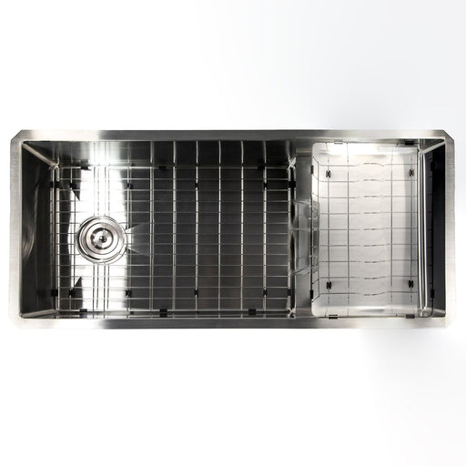 Nantucket Sinks STEPPE3918 Pro Series Undermount Stainless Steel Kitchen Sink with Compatible Accessories - view 2