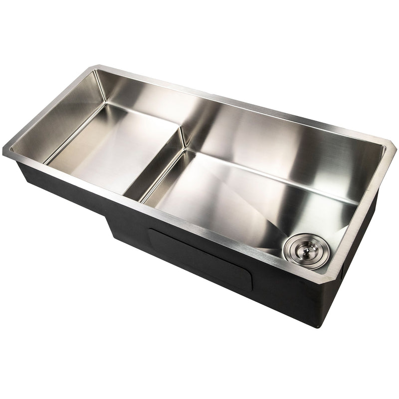 Nantucket Sinks STEPPE3918 Pro Series Undermount Stainless Steel Kitchen Sink with Compatible Accessories - view 4