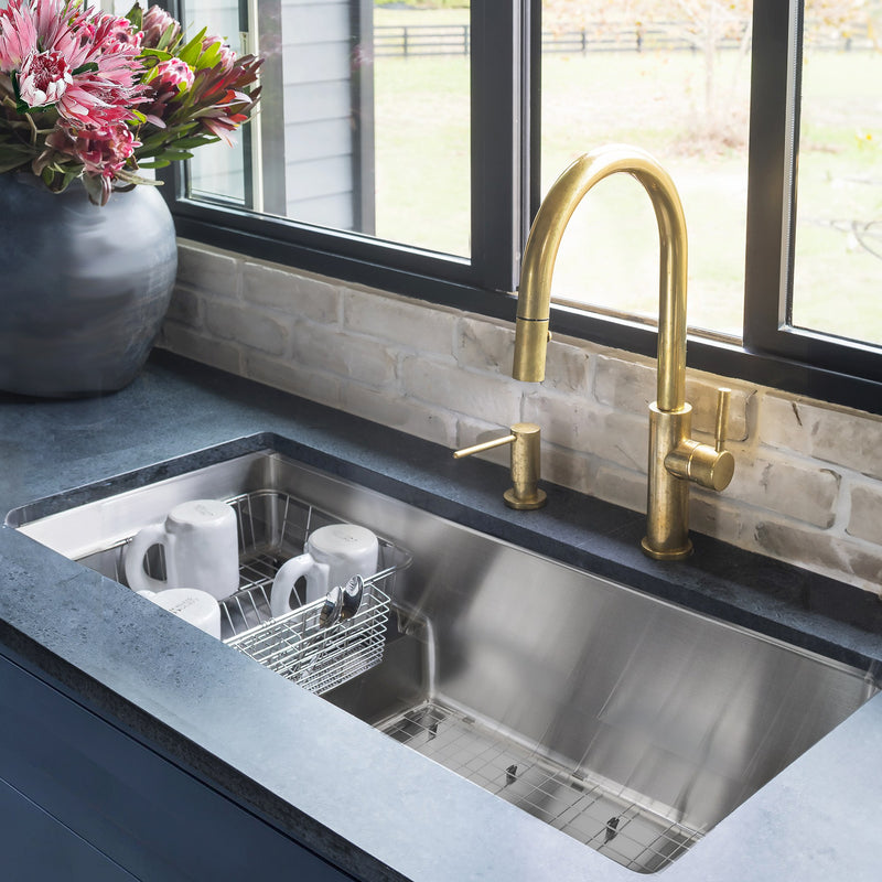 Nantucket Sinks STEPPE3918 Pro Series Undermount Stainless Steel Kitchen Sink with Compatible Accessories - view 7
