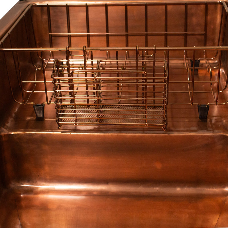 Nantucket Sinks X Studio Dearborn Copper STEPPE ™ Undermount Kitchen Sink - Light Antique Copper STEPPE3918-SMC - view 5