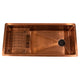 Nantucket Sinks X Studio Dearborn Copper STEPPE ™ Undermount Kitchen Sink - Light Antique Copper STEPPE3918-SMC