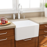 Nantucket Sinks 20 Inch Fireclay Farmhouse Kitchen Sink T-FCFS20 - view 2