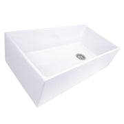 Nantucket Sinks 36 Inch Farmhouse Fireclay Sink with Offset Drain and Grid T-FCFS36 - view 5