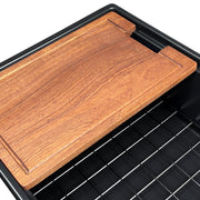 Nantucket Sinks 36-inch Workstation Fireclay Apron Sink with Accessories -Matte Black T-PS36MB - view 4