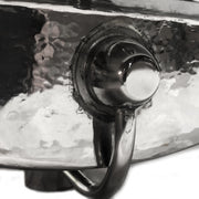 Nantucket Sinks Hammered Stainless Steel Rectangle Undermount Bathroom Sink with Overflow TRS-OF - view 5